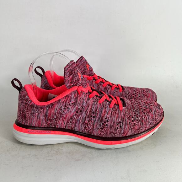 Apl Techloom Pro Sneakers Women's 8.5 Multicolor Lace Up Low Top Running Shoes - Picture 2 of 10